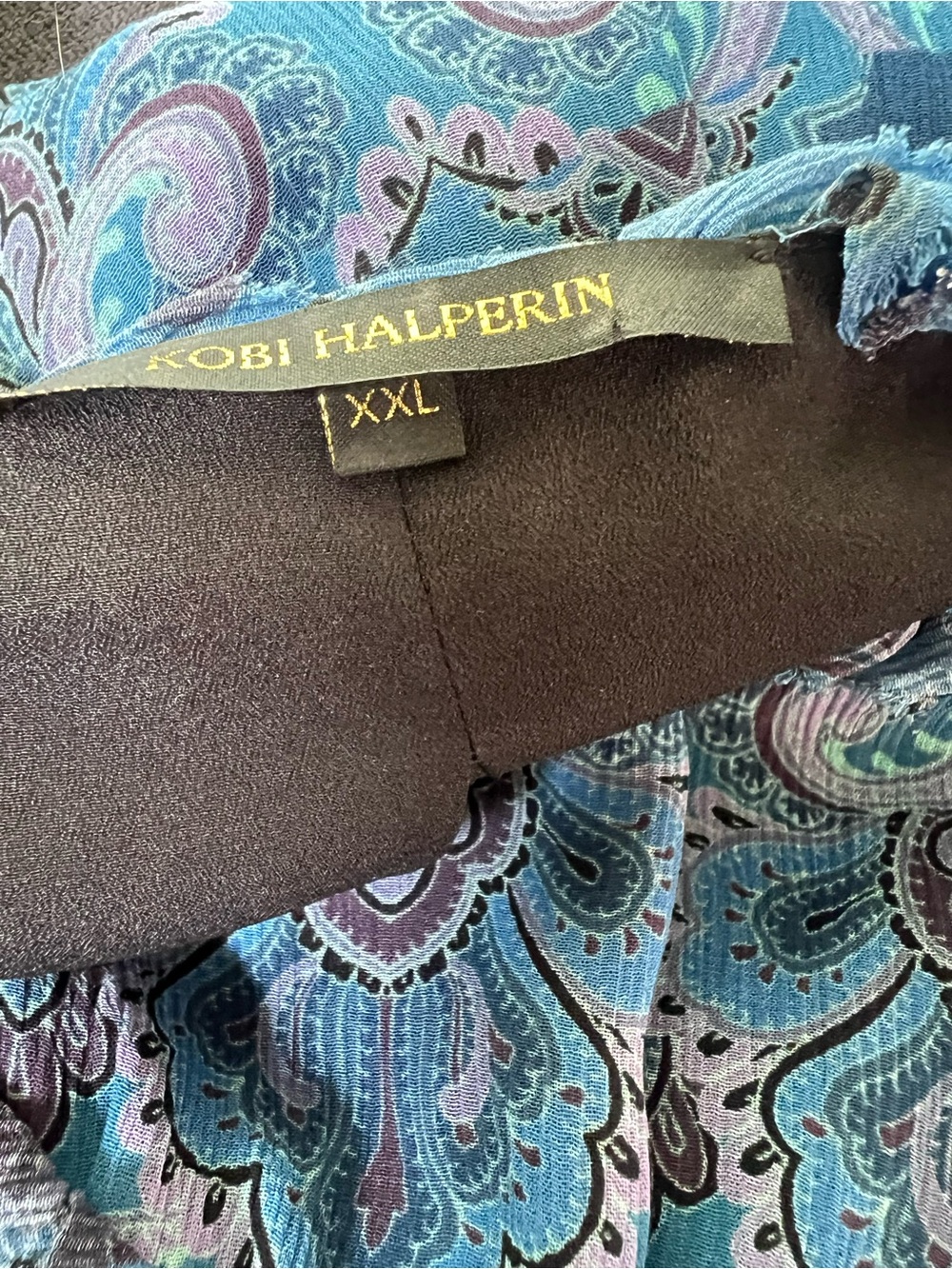 Kobi Halperin Emilee Patchwork Dress - XXL - Picture 6 of 7